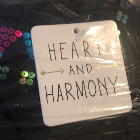 Heart & Harmony tankini  top  with colorful sequin and mesh at halter - Picture 5 of 5